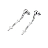 PENDIENTES ACERO LOTUS STYLE