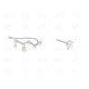 PENDIENTES LEO PLATA 925MLS.