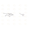 PENDIENTES GEMINIS PLATA 925MLS.