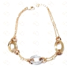PULSERA TRICOLOR ORO 18KT.