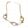 PULSERA TRICOLOR ORO 18KT.