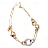 PULSERA TRICOLOR ORO 18KT.