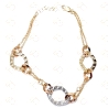 PULSERA TRICOLOR ORO 18KT.