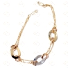 PULSERA TRICOLOR ORO 18KT.