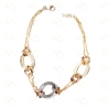 PULSERA TRICOLOR ORO 18KT.