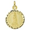 MEDALLA SAN MARTIN DE PORRES 17MM ORO 18KT.