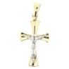 CRUZ BICOLOR ORO 18KT.